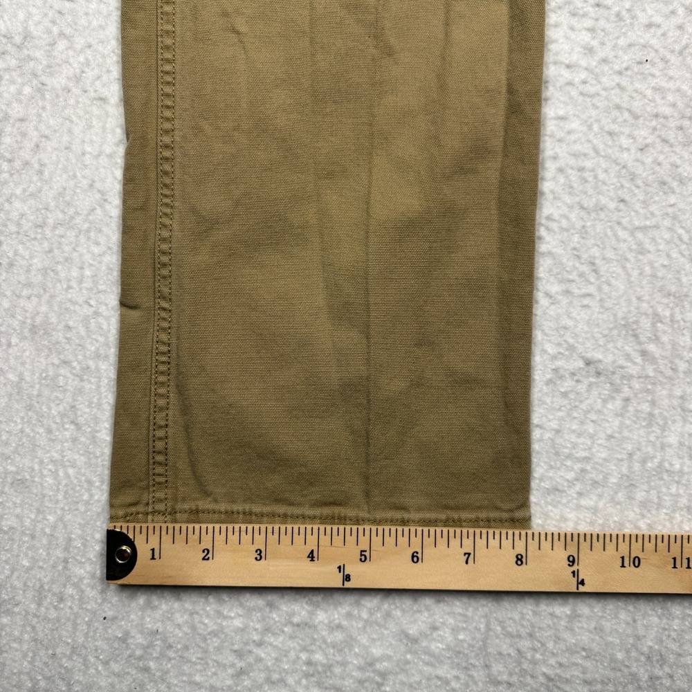 Carhartt Work Pants 5-Pocket Relaxed‎ Fit Beige Carpenter Men's Size 32x32 - Picture 10 of 15